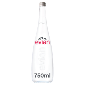 Evian Glass Bottle