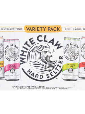 WHITE CLAW HARD SELTZER VARIETY PAC