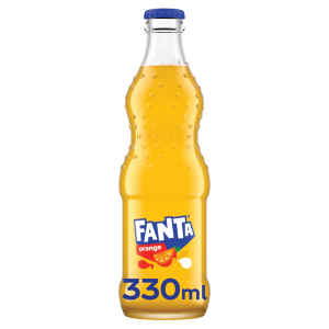 Fanta Orange Glass Bottle