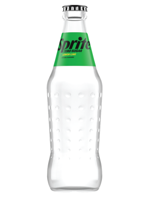 SPRITE NO SUGAR GLASS BOTTLE
