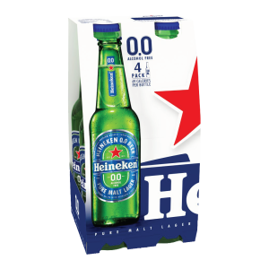 Heineken 0.0% 330Ml Nrb 4Pk