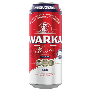 Warka Lager Red Cans