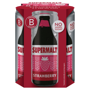 Supermalt Strawberry Can
