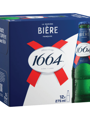KRONENBOURG 1664 BIERE LAGER NRB 12