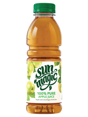 SUN MAGIC 100%  PURE APPLE JUICE