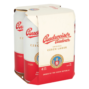 Budweiser Budvar Czech Lager Can (6