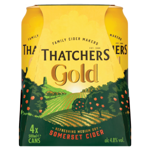 Thatchers Gold Cider Cans (6X4Pk)