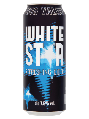 WHITE STAR CIDER CANS