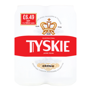 Tyskie Beer Cans (6X4Pk)