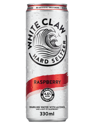 WHITE CLAW HARD SELTZER RASPBERRY