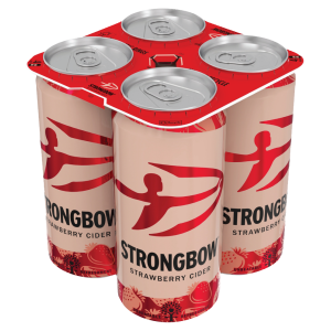 Strongbow Strawberry 4Pk Can
