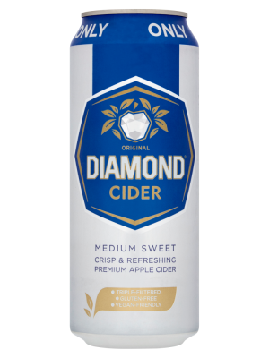 Diamond White Cider Can